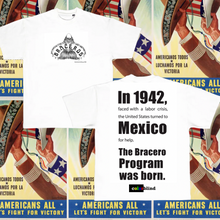 Load image into Gallery viewer, BRACEROS TEE (UNITED FOR IMMIGRANTS)