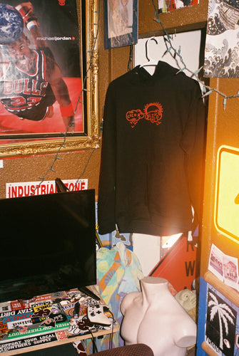 FALLING MAN HOODIE (RED)